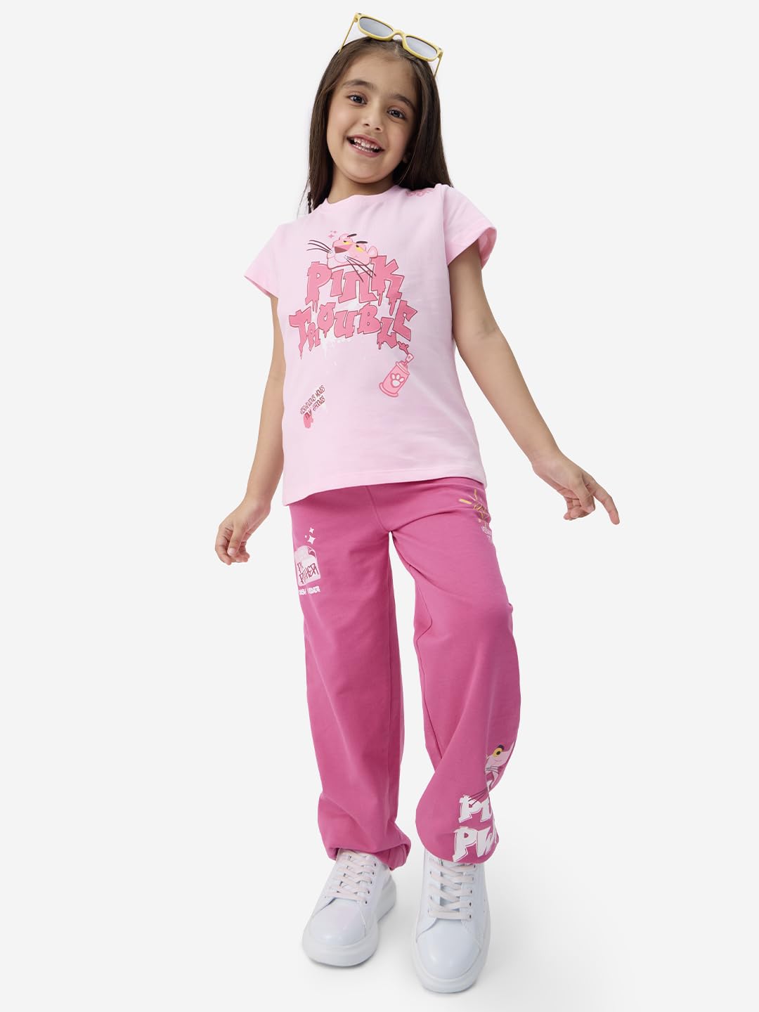 The Souled Store Girls Regular Pants (246771_Pink