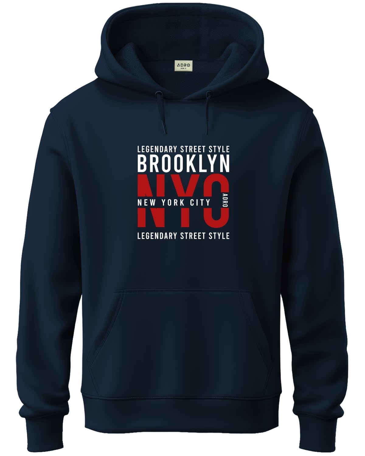ADRO Hoodies for Men | Printed Hoodie for Men | Cotton Hoodie | Mens Hoodies | Sweatshirt for Men | Hooded Hoodie | H24-NYC