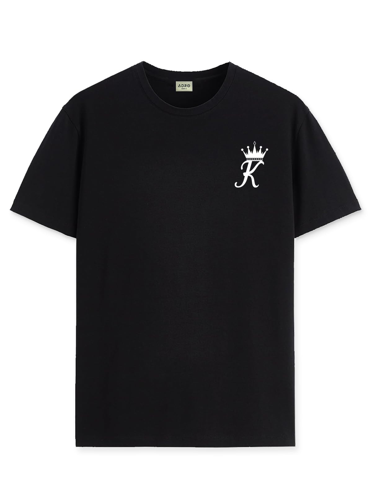 ADRO T-Shirts for MenChest Printed T-Shirt for MenCotton Tshirt for Men|RN24-STICK-KK-BL