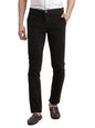 Turtle Men Ultra Slim Fit Grey Flat Front Dobby Corduroy Casual Trouser