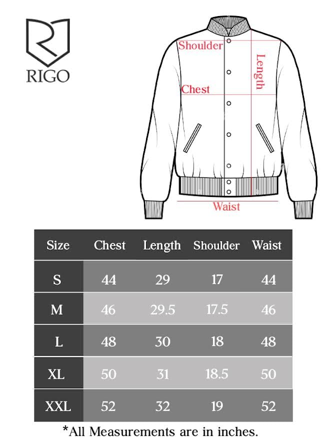 Rigo Varsity Jacket for Men | Streetwear Varsity Jacket | Puff Print Varsity Jacket | Oversized Varsity Jacket for Men