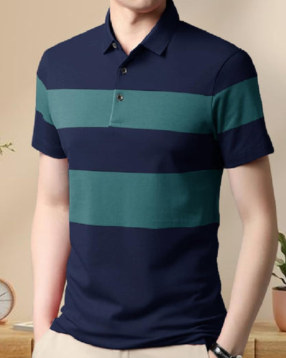 Noble Monk MenS (Combo Pack Of 2) -Regular Fit Polo T Shirt |Half Sleeves |Collar Tshirts |Casual Tshirt