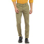 Turtle Men Olive Narrow Fit Printed Casual Trousers
