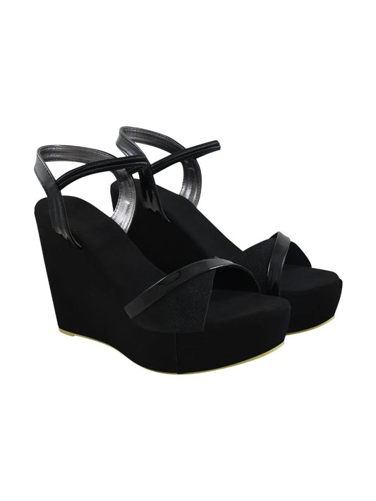 Shoetopia Womens Platform Heel Sandal (5 Uk)