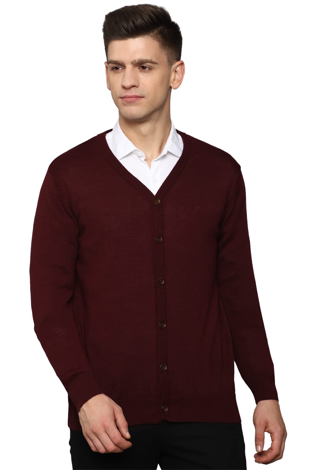 Allen Solly Men Regular Fit Solid Full Sleeve Jacket