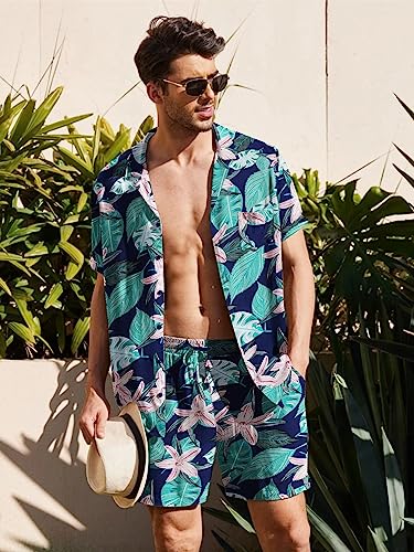 Dhruvi Trendz Mens Rayon MenS Casual Shirt Regular Fit Western (Dt-Ms-6108_Blue_L)