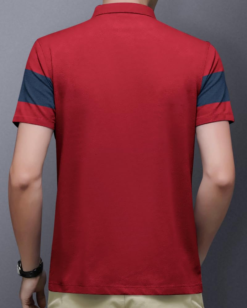 Noble Monk MenS (Combo Pack Of 2) -Regular Fit Polo T Shirt |Half Sleeves |Collar Tshirts |Casual Tshirt