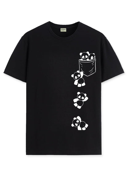 ADRO Tshirt for Men | Printed T Shirt for Men | 100% Cotton T-Shirt |Printed T Shirt | T-Shirts | RN24-POC