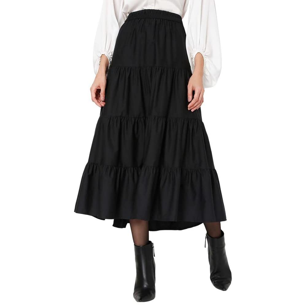 Vero Moda Regular Fit Skirt(262834201_Jet Black_S)