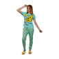 Evolove WomenS Cotton Round Neck Short Sleeves Night Suit Set/Top Pyjama Set Super Soft Comfortable (Mint Green, Npskcs23S6016-