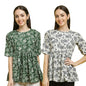 Pinkmint Tops for Women ll Combo Regular Fit Girls Tops ll Casual Wear (Pack of 2)