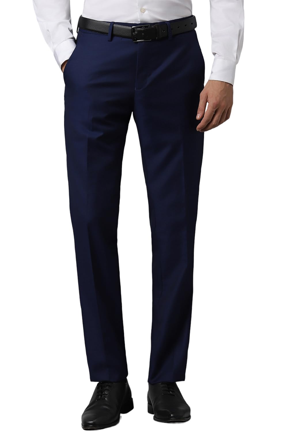 Allen Solly Men Slim Fit Solid Formal Pants