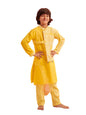Pspeaches Boys Floral Printed Regular Kurta With Pyjamas (10-12Years)