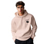 Nobero MenS Cotton Blend Neck Hooded Regular Fit Sweatshirt (1M-Twho-C0680_Pink Clay_Medium)