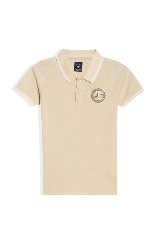 Allen Solly Boys Regular Fit Printed Graphic Casual Half Sleeve Polo Shirt