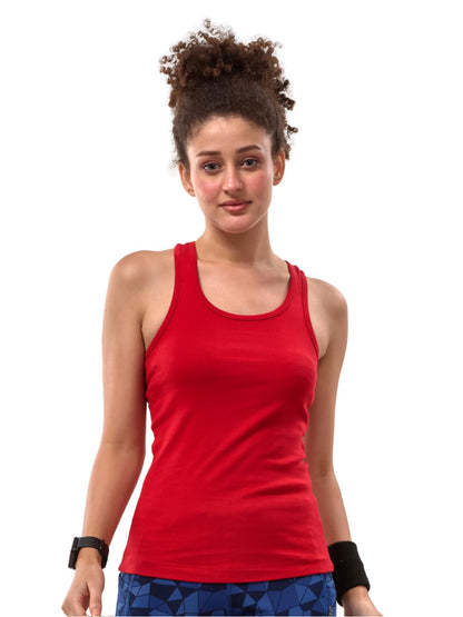 Lyra WomenS Stretchable Premium Cotton Racerback Tank Top