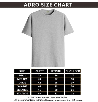 ADRO Men's Solid Regular Fit T-Shirt (RCM3-PLN-OL-WH-GR_Olive,White,Grey