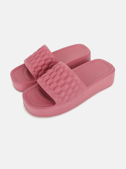 Ortho Joy Eva Sliders For Women || Waterproof & Everyday Flip Flops For Ladies || Slippers With Cushion Foot Bed || Anti-Slip So