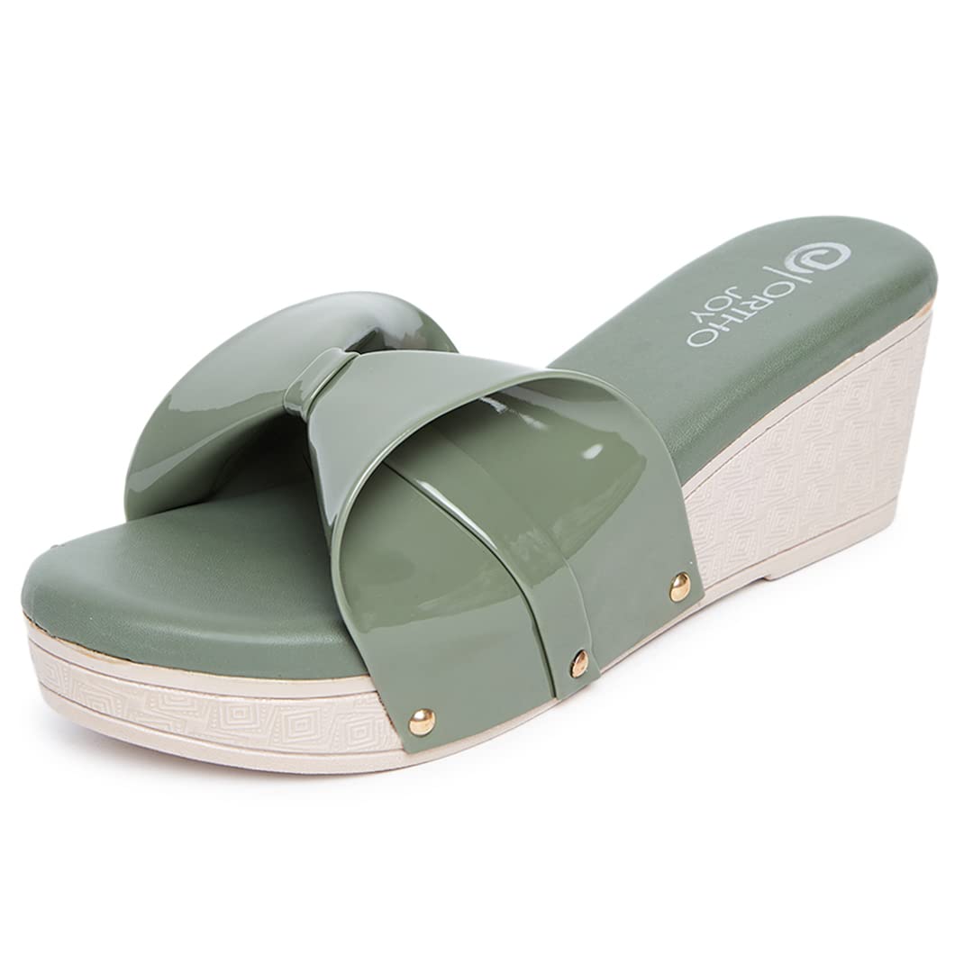 Ortho Joy Fancy Doctor Slippers || Comfortable Wedges Sandals For Women Stylish