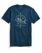 Adro Die With Memories Not With Dreams Mens Printed T-Shirt (M, Steel Blue)