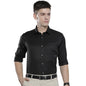 The Indian Garage Co Men Black Slim Fit Solid Formal Shirt