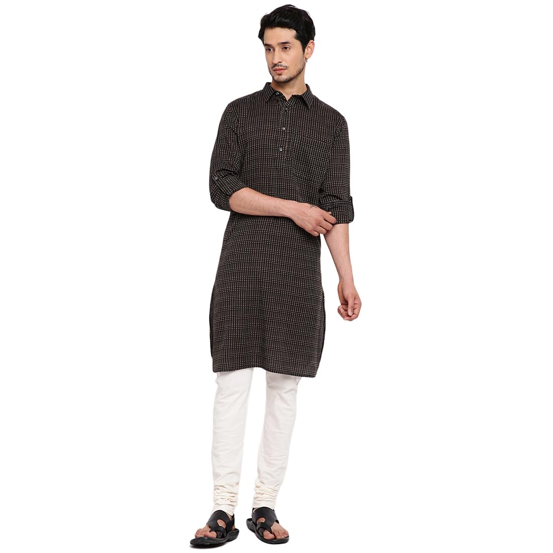 Fabindia MenS Relaxed Pants (101782302_Natural