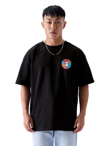 The Souled Store 10th Anniversary: Limited Edition Oversized T-Shirts Black