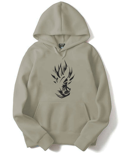 ADRO Men's Cotton Hooded Neck Hooded Sweatshirt (H21-M-GOK-CH_Beige)