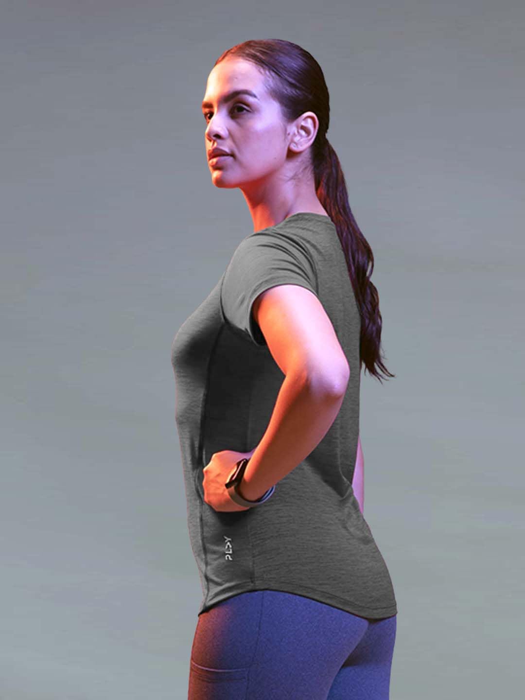 Lyra WomenS Rapid Dry Short Sleeve Breathable And Flexible Fit Active Top