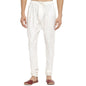 Fabindia Men Silk Regular Fit Regular Churidar Viscose_L Off White