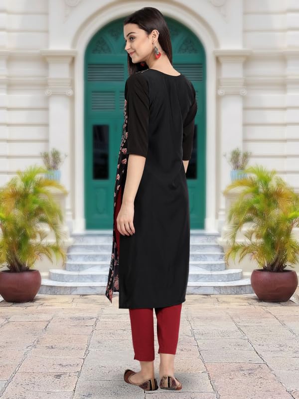 Tee Projekt Printed Crepe Kurti For Women Ll Modern Kurtis: For The Trendy You (Pack Of 6)