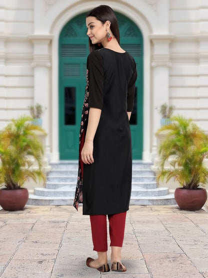 Tee Projekt Printed Crepe Kurti For Women Ll Modern Kurtis: For The Trendy You (Pack Of 6)