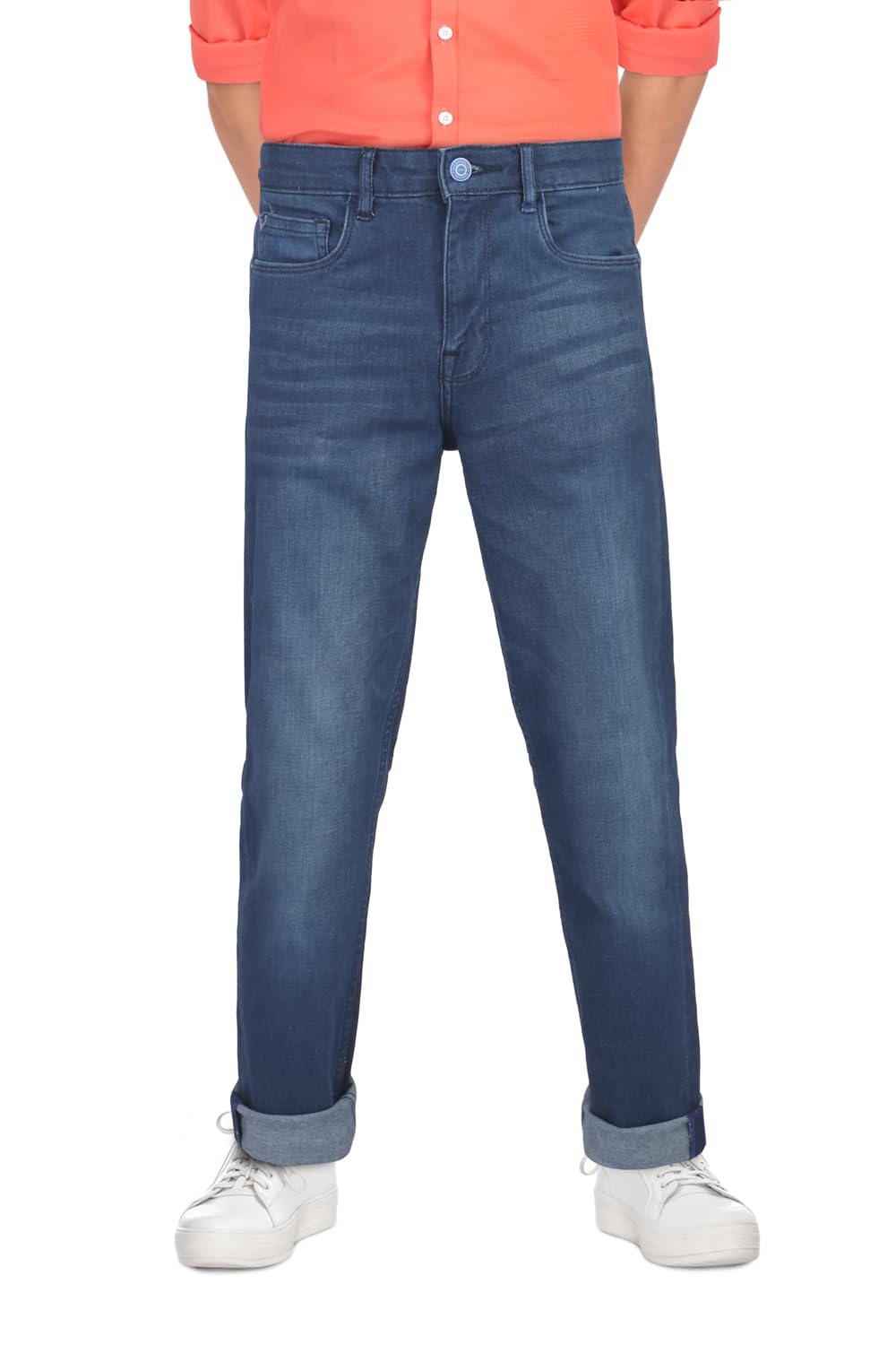 Allen Solly Boys Slim Fit Casual Cotton Polyester Jeans