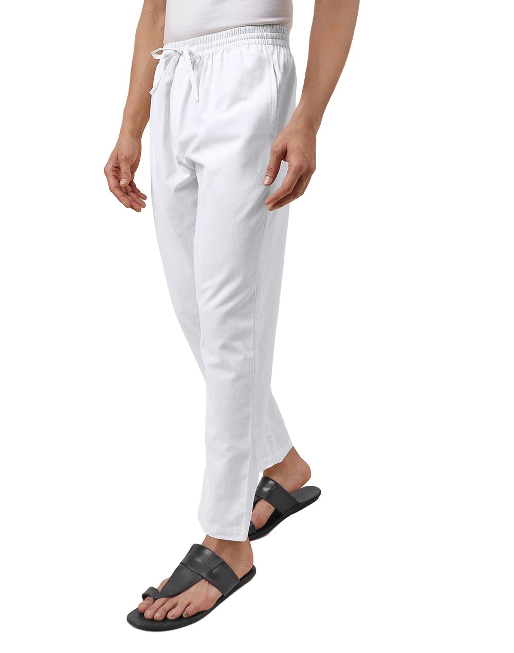 Fabindia Mens Cotton Pyjama (in, Alpha, M, Natural)