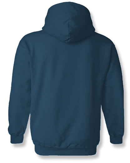 ADRO Men's Cotton Neck Hooded Sweatshirt (H21-M-MMG-SB_Teal)