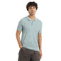 Nobero MenS Self Design Regular Fit Polo Shirt (1M-Twpo-R0020_Grey