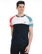 Pepe Jeans Men Half Sleeve Round Neck Navy T-Shirt(_8905074437658_Navy_S_)