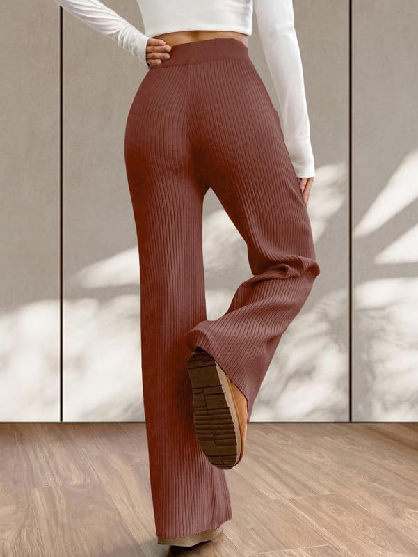 Tee Projekt Women s Textured Trousers for Women l Loose Fit High-Waisted Pant l Office, Formal, Home Trouser (Pack of 3)
