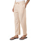 Fabindia Beige Cotton Woven Pyjama