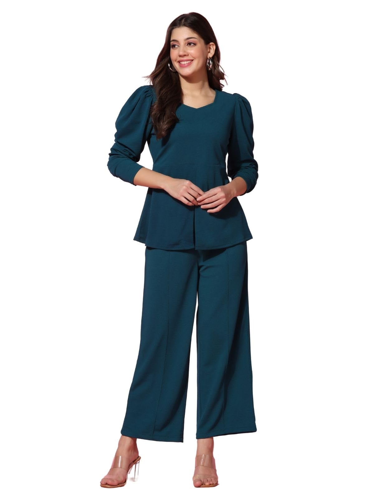 Greciilooks Spandex Ethnic Wear Co Ord Set For Women