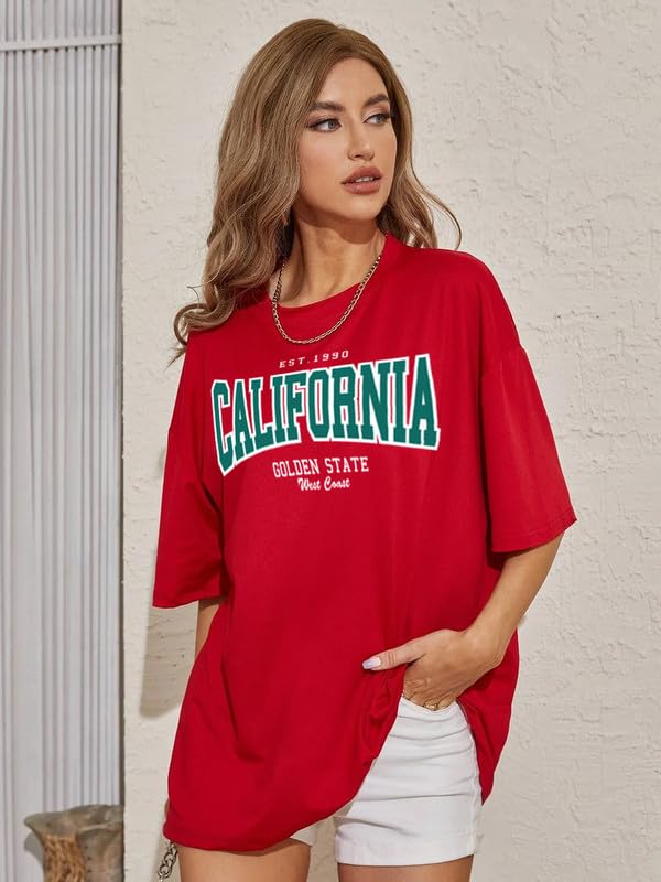 Juneberry Pure 100% Cotton Oversized Loose Baggy Fit Drop Shoulder Latest Aesthetic & Cool Graphic Prinred Half Sleeve T-Shirts