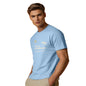 Nobero MenS Graphic Print Regular Fit T-Shirt (1M-Twts-C1042-Ag_Slow Lif-Powder Blue