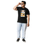 Bewakoof Mens Mickey Trio Call (DL) Graphic Print 100% Cotton Plus Size T-Shirt- Regular Fit, Round Neck, Half Sleeve Black