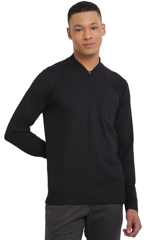 Allen Solly Men Regular Fit Solid Casual Cotton T-Shirt