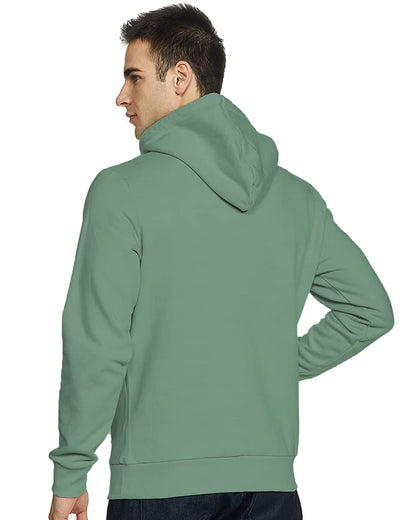 ADRO Men and Women's Cotton The Stronger Hooded Neck Sweatshirts (H20-M-SGR-PT_Pista)