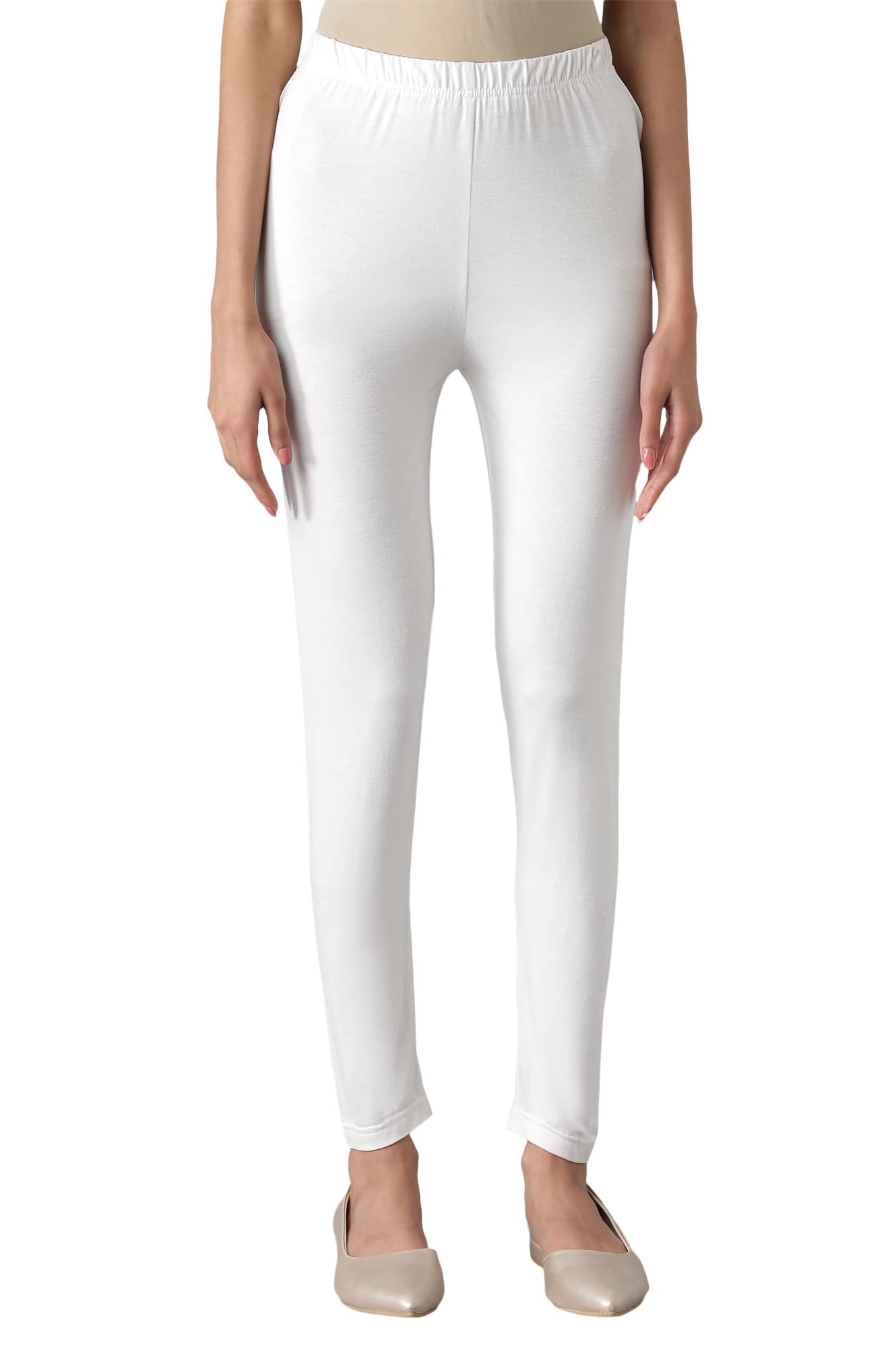 Aurelia White Skinny Tights (Size: 2XL)-24CRA60261N-603454