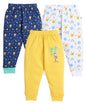 BUMZEE White & Blue Boys Pyjamas Pack Of 3 Age - 3-6 Months (Peb8031B-wht.blu)