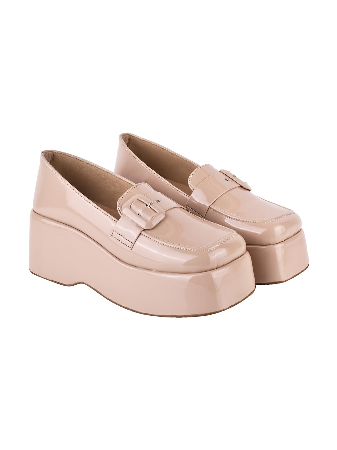 Shoetopia WomenS Flat Pumps Cream