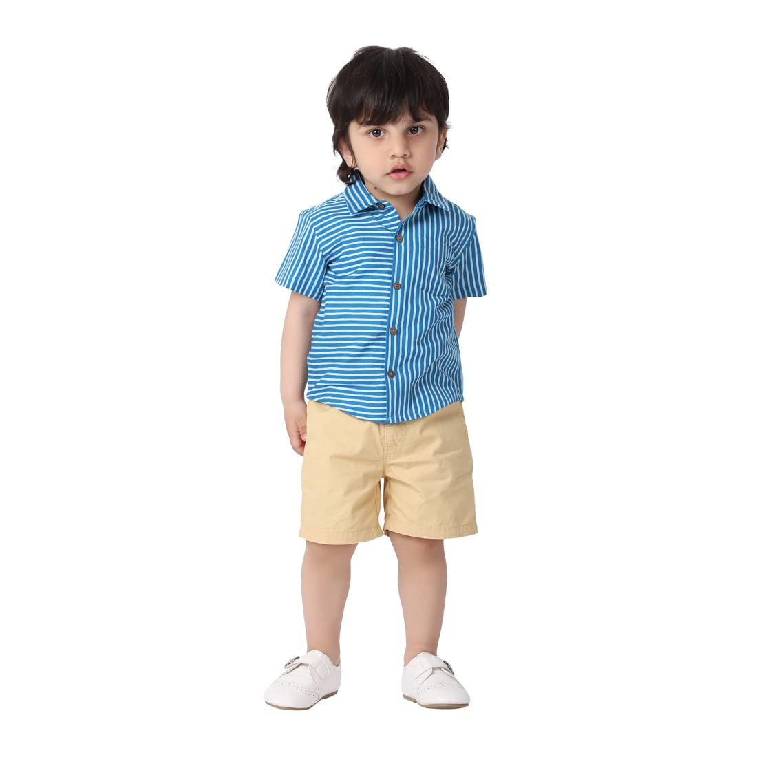 Fabindia Kids Linen Printed Shirt Cotton_3-6M