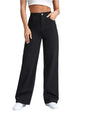 KOTTY Womens Solid High Rise Stylish Looking Comfortable Stretchable Jeans(Black,26)